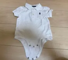 ★美品★ Ralph Lauren ホワイトロンパース 6M
