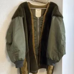etsinta ファー切替えジャケット　チャオパニック
