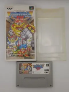 ザ・グレイトバトル4□箱、ソフトのセット　スーパーファミコン