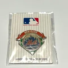 【未開封品】MLB ニューヨーク・メッツ ピンバッジ 2002年製