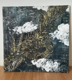 油彩画 F20 「Nudibranch」 ハンドメイド アート 油絵 絵画 洋画