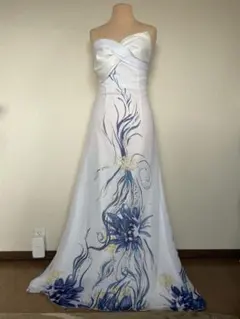 CONIE FOXフローラルプリント ストラップレスドレス