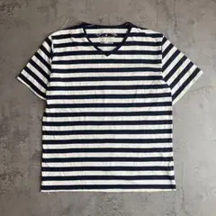 00’s ストライプ Tシャツ ボーダー 大きめ 平成 グランジ カジュアル