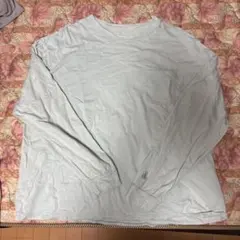 薄い水色 長袖カットソー ポケット付きのサムネイル