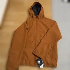 Volcom オレンジ(ブラウンっぽさも)フード付きジャケット