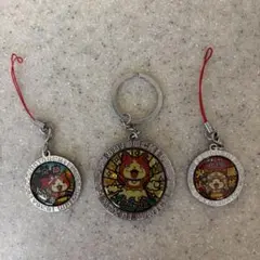 妖怪ウォッチ ご当地メダルキーホルダー3個セット