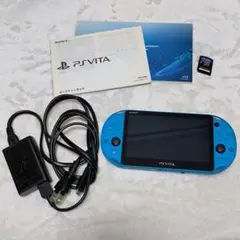 【動作確認済】PSVita PCH-2000 アクア・ブルー 付属品＆おまけあり