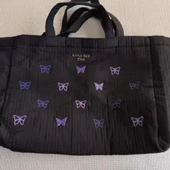 ANNA SUI mini 蝶刺繍トートバッグ