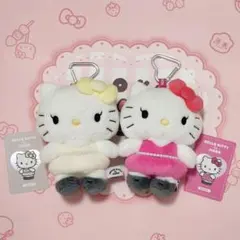 BLACKPINK ジス ハローキティぬいぐるみ キーホルダー 2点