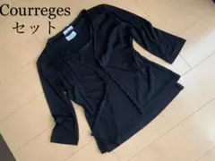 Courreges セット　カーディガン半袖トップス　38のサムネイル