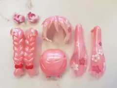 ねんどろいど　桜ミク Bloomed in Japan　髪　パーツ　初音ミク