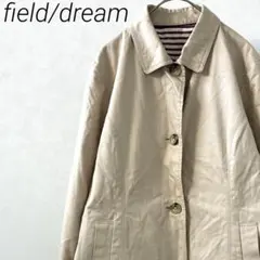 field/dream トレンチコート ステンカラー ポケット付き 大きめ