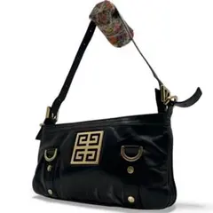 Givenchy One Shoulder Bag Black 4G Y2k