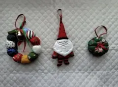 クリスマスリース サンタクロースセット