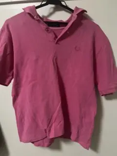 FRED PERRY ピンク ポロシャツ Mサイズ