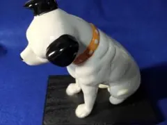 【希少・美品】Victor ニッパー 陶器製 置物 黒台座付 販促品のサムネイル