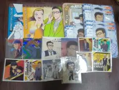 名探偵コナン カード ステッカー コースター等 21枚セット