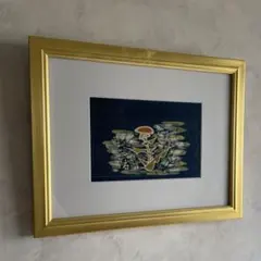 輪島塗 パネル 竹に鳥 額装 - メルカリ