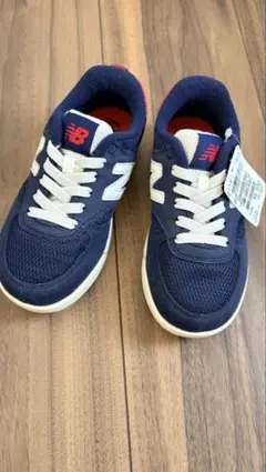 New Balance キッズ スニーカー ネイビー　スリッポン 17.5cm