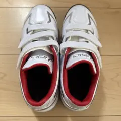 み*5様 アシックス　アップシューズ　赤白ベルクロ式