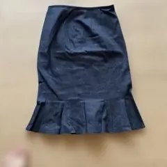 ケイタマルヤマダークブルー デニムタイトスカートのサムネイル