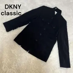 DKNY classic 紺　テーラードジャケット　アウター　ウール100%