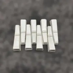 白色 陶器製 箸置き 8個セット