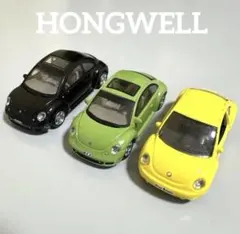 ホンウェル　ニュービートル　VW NEW BEETLE 3台セット　1/72のサムネイル