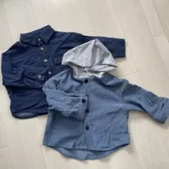 【美品✨】ベビー服 子ども服 シャツ2枚セット 秋服 長袖 男の子 女の子