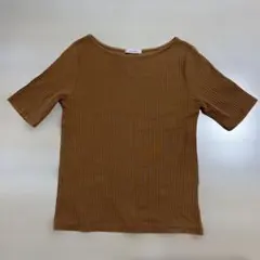 OPAQUE.CLIP リブTシャツ ブラウン 36/Sのサムネイル