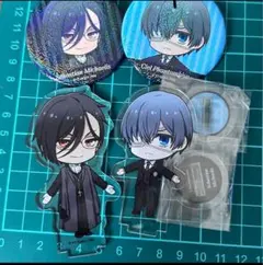 黒執事　寄宿学校編　缶バッジ　アクリルスタンド　　シエル　セバスチャン　セット②