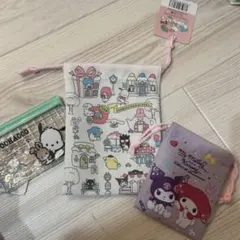 サンリオキャラクター ポーチセット