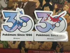 ポケモン韓国限定30周年記念ステッカー ラティオス ラティアス - メルカリ