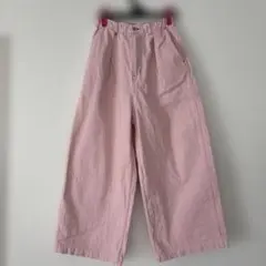 美品　ニコアンド　タック入りワイドパンツワイド