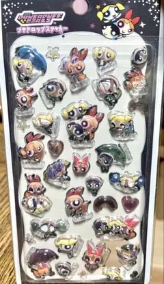 パワパフ　パワーパフガールズ　シール　ドロップ　ボンドロ　海外製　キャラクター