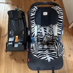 希少　Britax　ベビーセーフプラス　ベース　セット　ISOFIX　ゼブラ