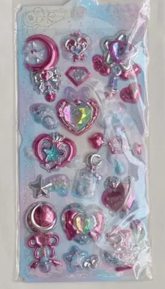 宝石シール シャカシャカシール ジュエル ピンク