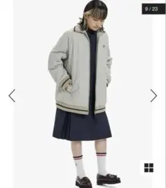 FRED PERRY Padded Knit Collar Jacket