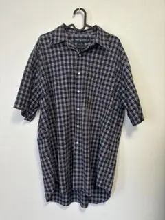 Ralph Lauren Blake 半袖シャツ L ネイビー系チェック