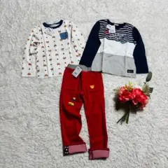 ミキハウス 夏服セット プッチー君 Tシャツ ハーフパンツ 8点セット