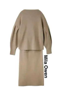 【Mila Owen】上下 トップス&スカート ベージュ　M