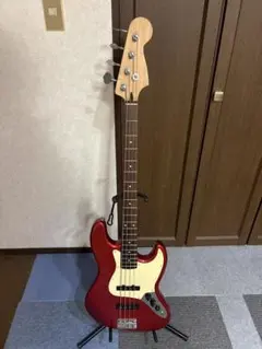 メーカー不明 ジャズベースタイプ エレキベース レッド 4弦のサムネイル