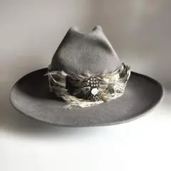 【美品】EDDY bros.　ウエスタンハット　ウール　USA製