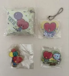 BT21 TATA キーホルダーとステッカーセット