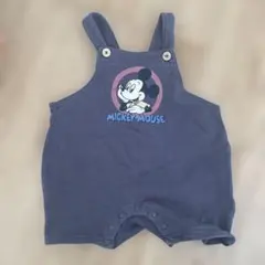ミッキー　ディズニー　サロペット　70cm グレー