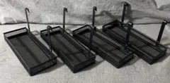 Nポルダ　トレー　黒　4個セット