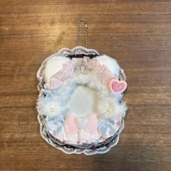 トレカケース♡硬質ケース♡レースデコ♡水色♡ピンク♡猫耳♡肉球♡夢かわ♡量産型♡