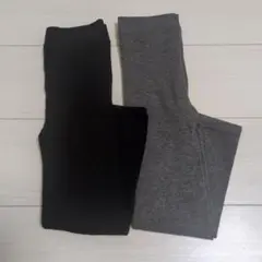ユニクロ　極暖レギンス　2枚セット　110