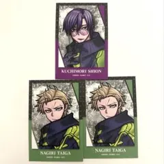桃源暗鬼 朽森紫苑 コミケ C108 秋田書店 キャラカード&缶バッジ