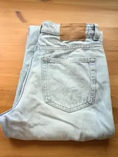 H&M ハイウエストワイドストレートデニム　EUR38